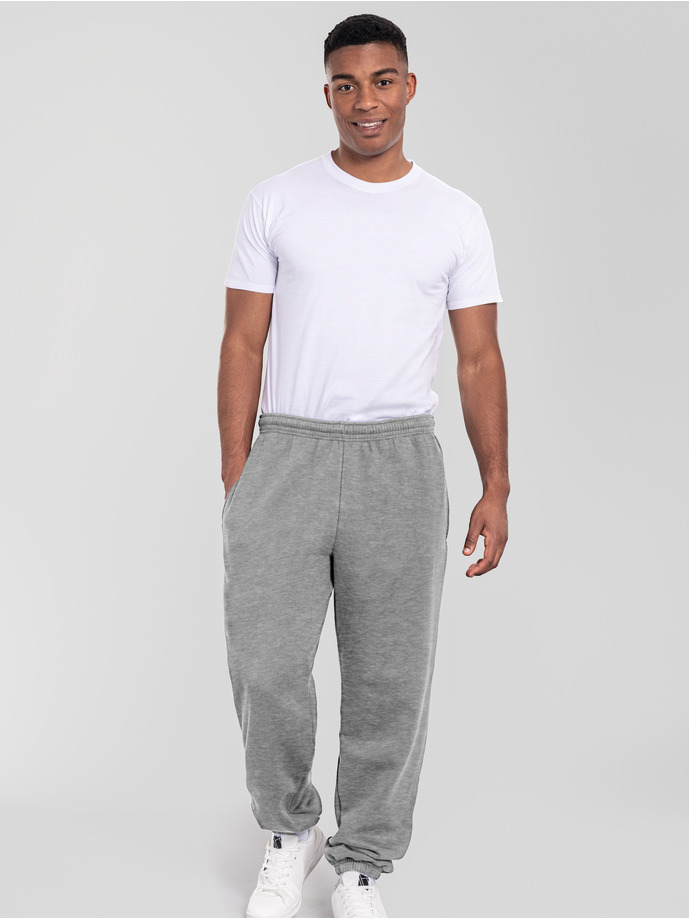 Παντελόνι Φόρμας Iconic Premium 0640560 Fruit Of The Loom Athletic Heather ανδρικά Παντελόνια Simple Wear