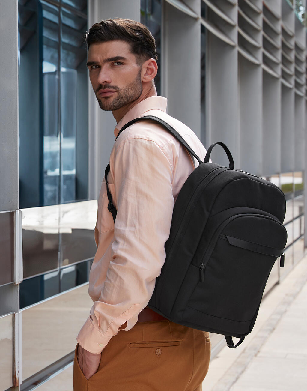 Σακίδιο Πλάτης Airside Underseat Qd810 Quadra Black Είδη Ταξιδιου Τσάντες Simple Wear