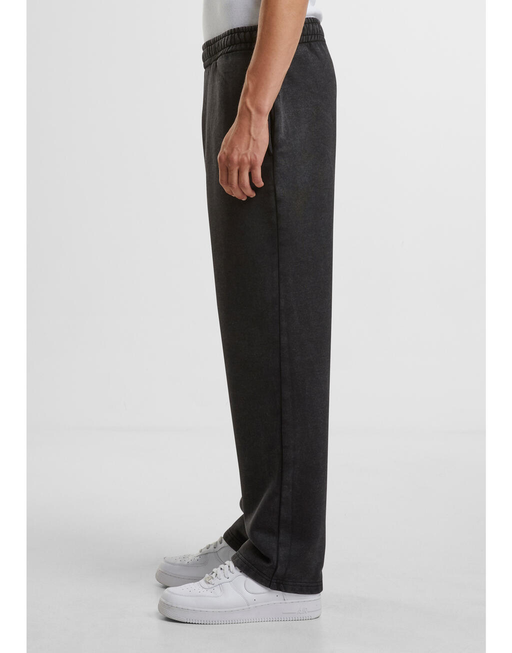 Παντελόνι Φόρμας By296 Build Your Brand Vintage Heavy Trackpants Black ανδρικά Παντελόνια Simple Wear
