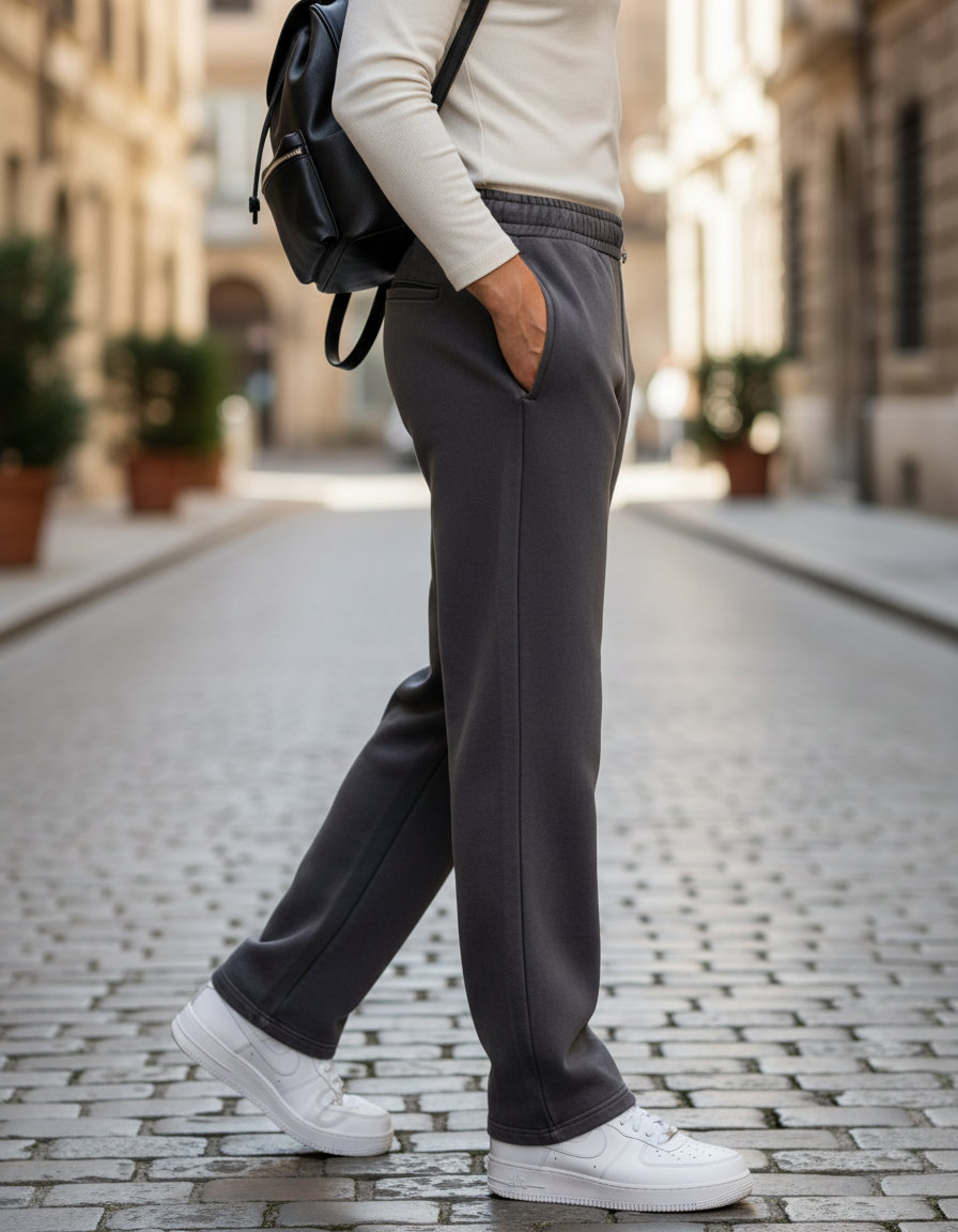 Παντελόνι Φόρμας By296 Build Your Brand Vintage Heavy Trackpants Magnet ανδρικά Παντελόνια Simple Wear
