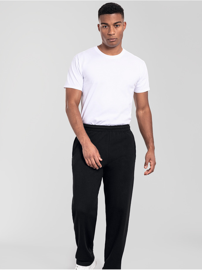 Φόρμα Iconic 250 0640640 Fruit Of The Loom Black ανδρικά Παντελόνια Simple Wear