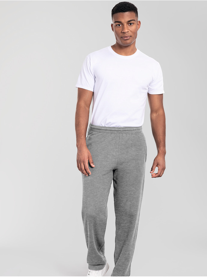 Φόρμα Iconic 250 0640640 Fruit Of The Loom Athletic Heather ανδρικά Παντελόνια Simple Wear