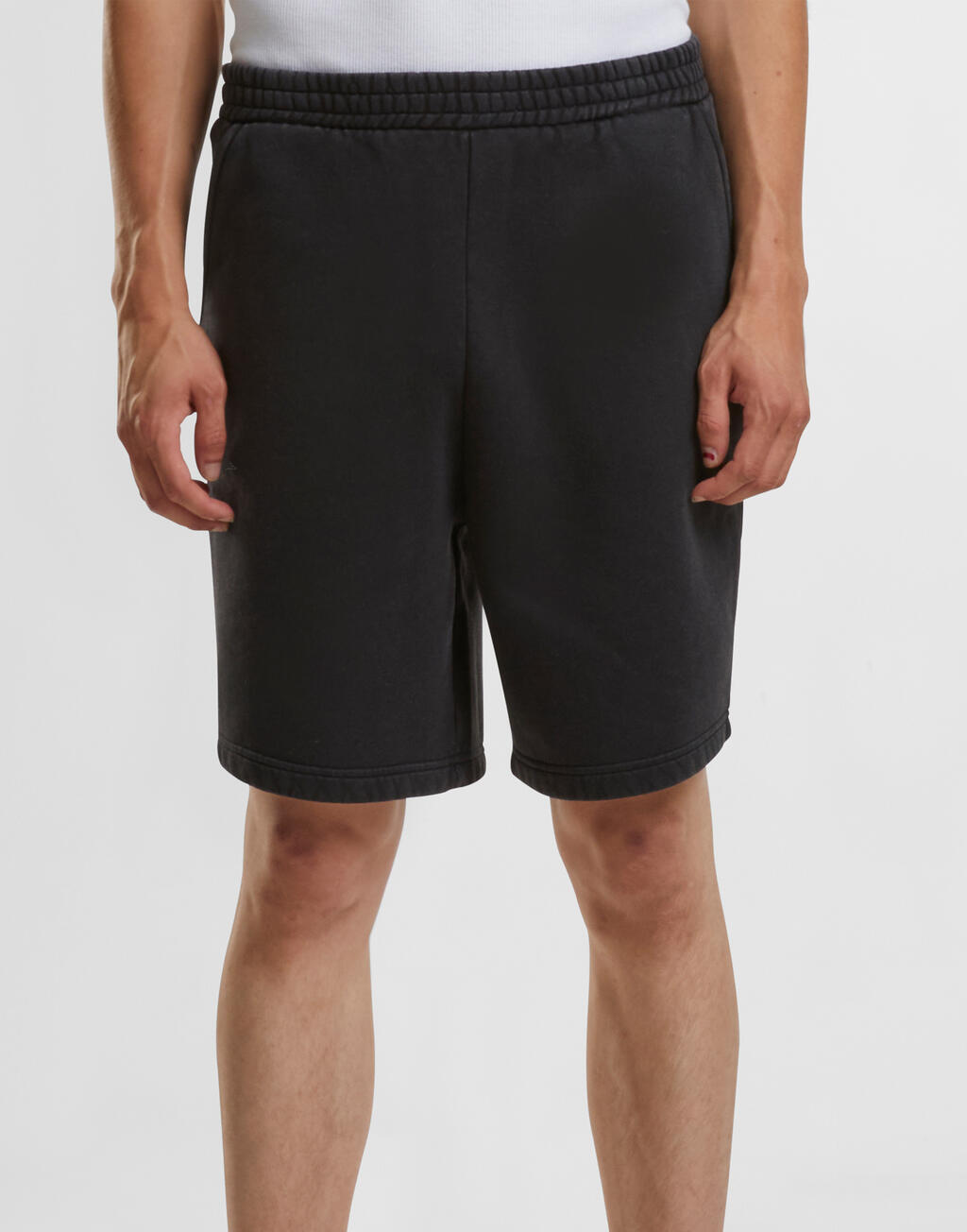 Ανδρική Βερμούδα Vintage Heavy Sweatshorts BY297 Build Your Brand Black