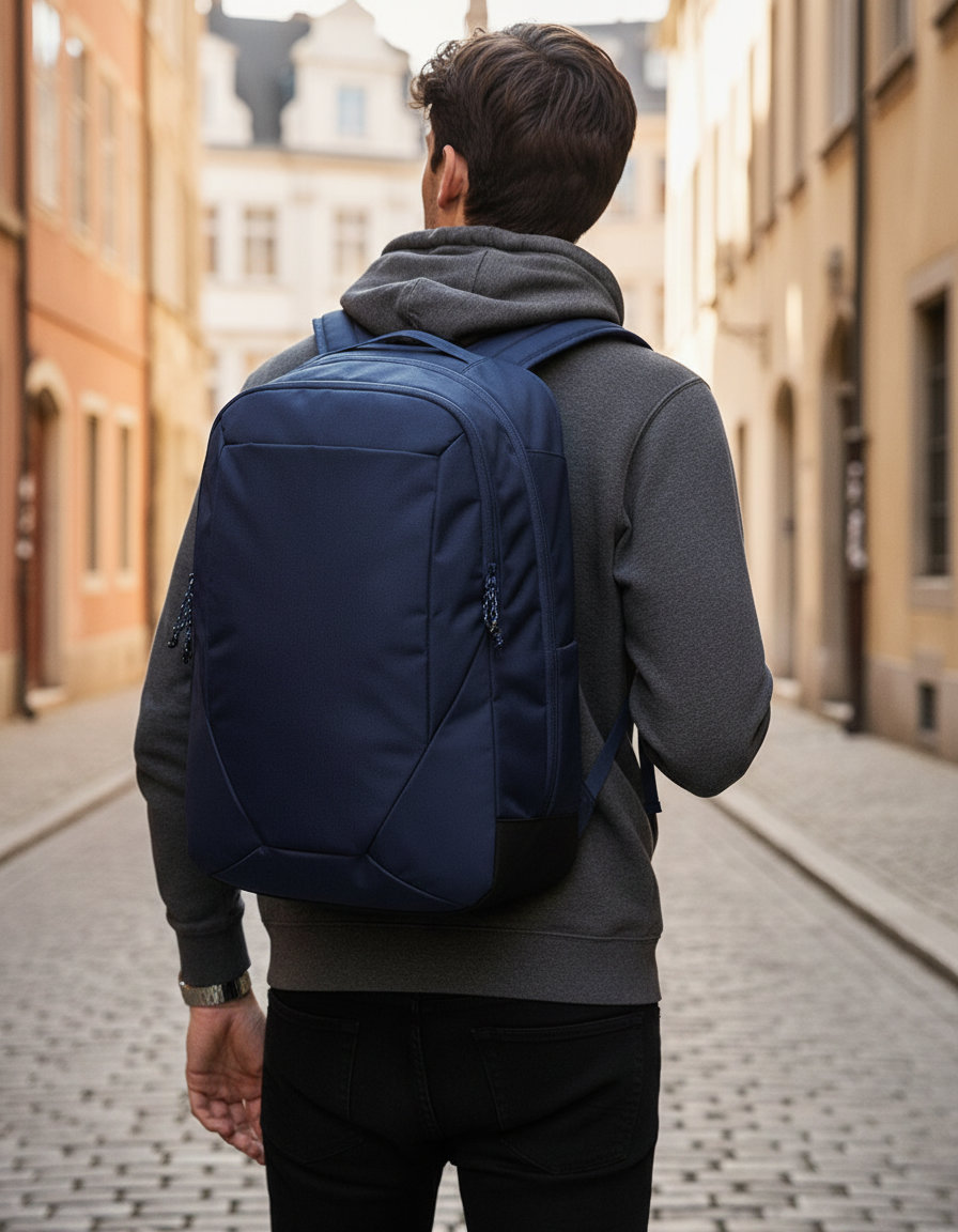 Σακίδιο Πλάτης Multi-Sport Qs475 Quadra Navy Είδη Ταξιδιου Τσάντες Simple Wear