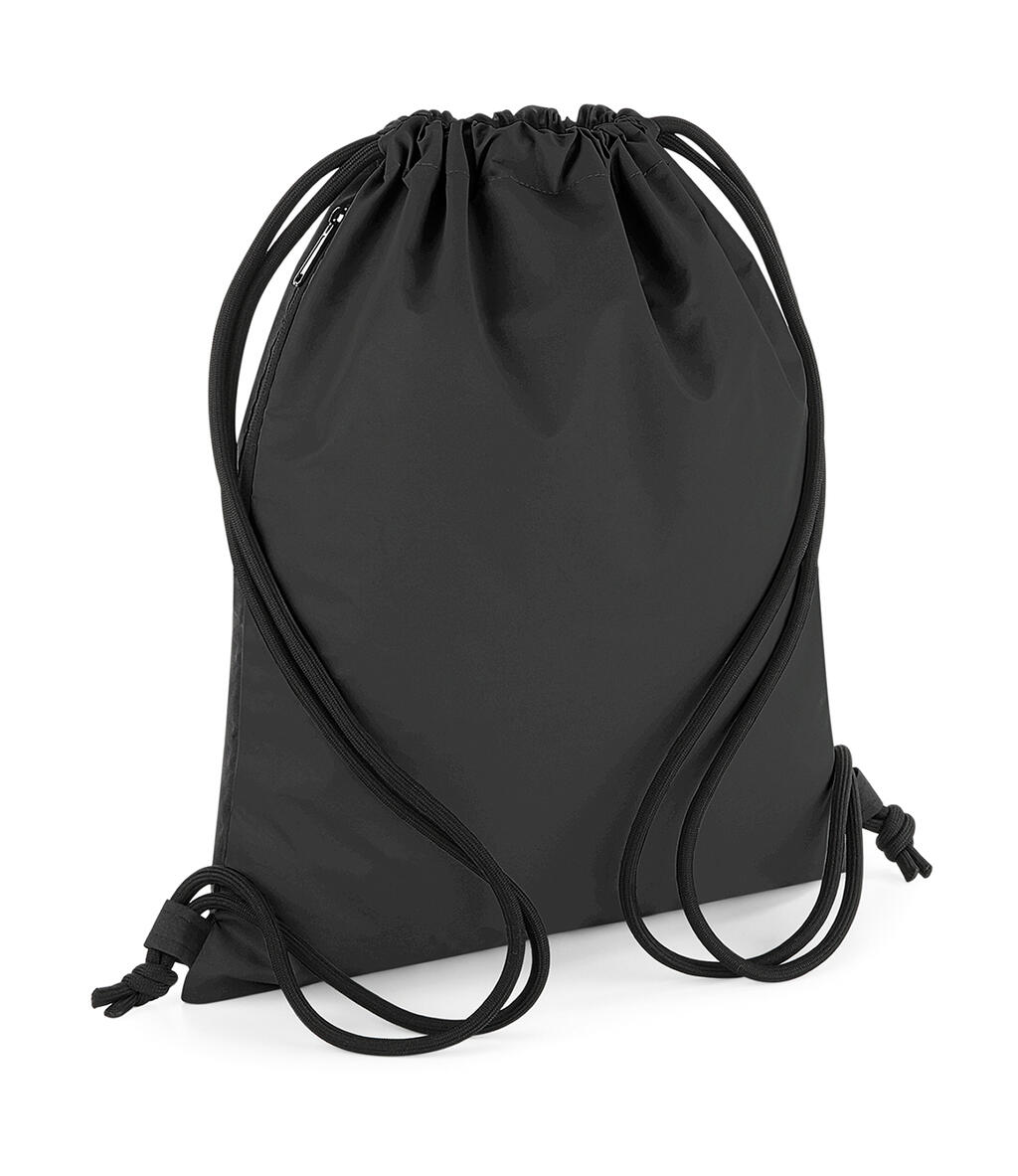 Τσάντα Πουγκί Reflective Gymsac BG137 BagBase Silver Black Reflective