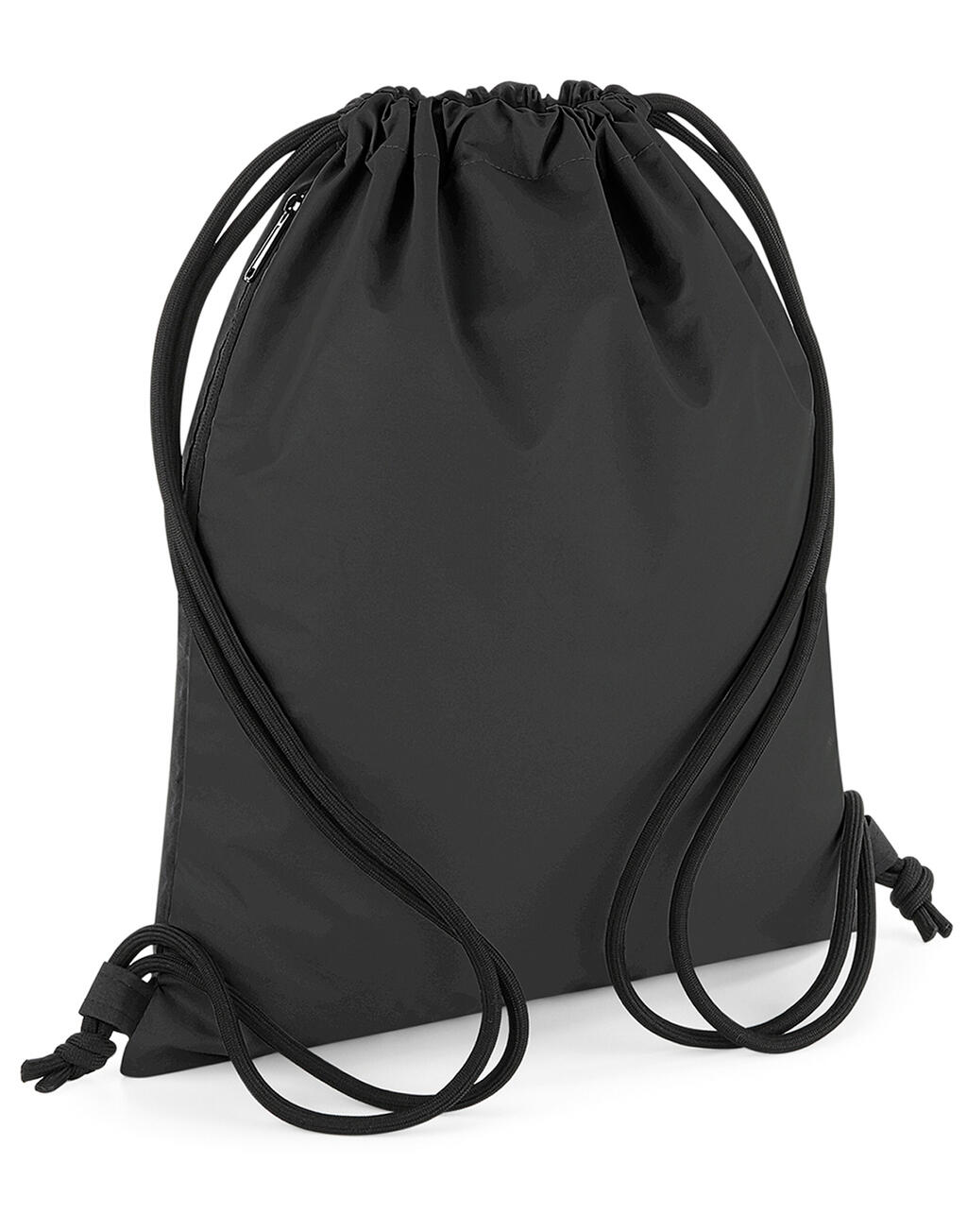 Τσάντα Πουγκί Reflective Gymsac Bg137 Bagbase Silver Black Είδη Ταξιδιου Τσάντες Πουγκιά Simple Wear