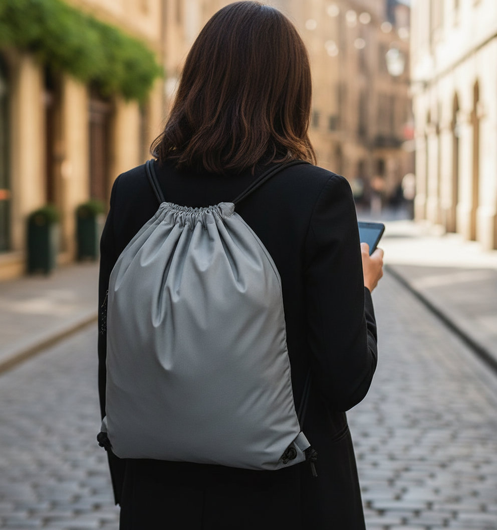 Τσάντα Πουγκί Bg281 Bag Base Recycled Drawstring Pure Grey Είδη Ταξιδιου Τσάντες Πουγκιά Simple Wear