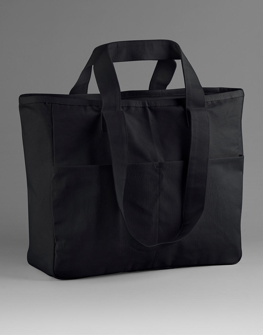 Τσάντα Tote Double Handle Cargo Pocket W604 Westford Mill Canvas Black