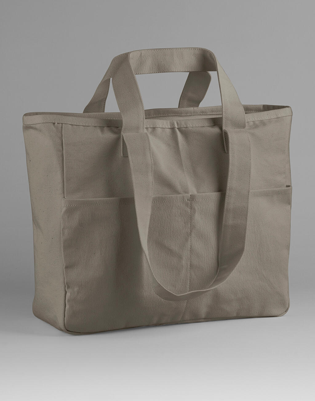 Τσάντα Tote Double Handle Cargo Pocket W604 Westford Mill Canvas Mushroom