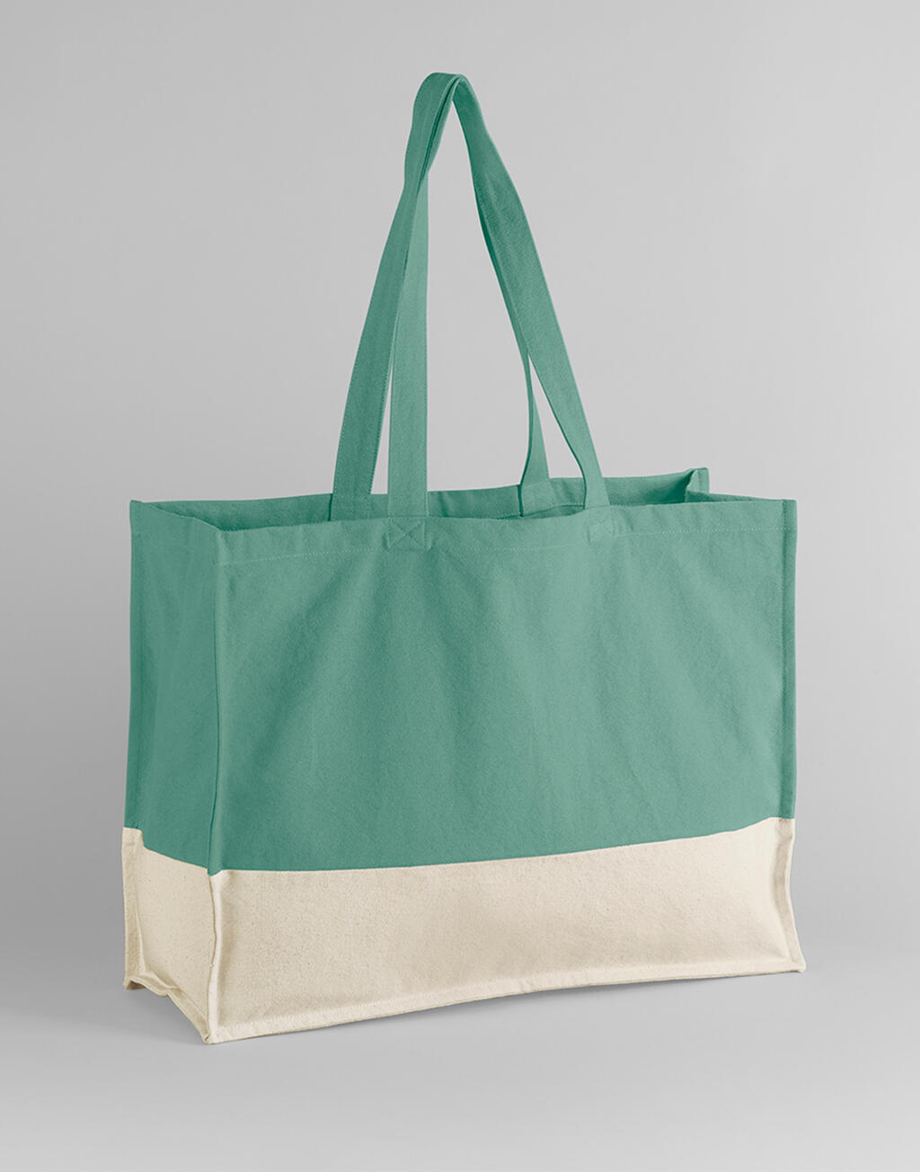 Τσάντα Shopping W858 Westford Mill EarthAware Organic Contrast Shopper Sage Green/Natural