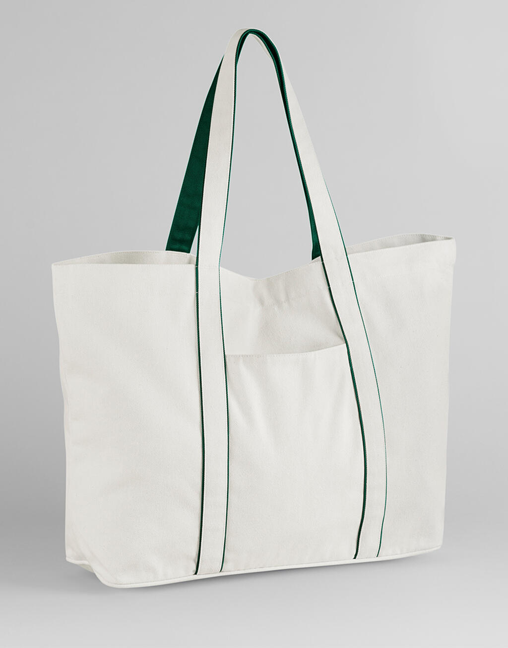 Τσάντα Ώμου Tote Courtside W952 Westford Mill Soft White/Bottle Green