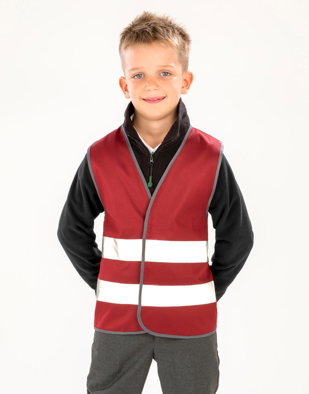 Παιδικό Γιλέκο Υψηλής Ορατότητας R200JEV Result Safe-Guard Burgundy
