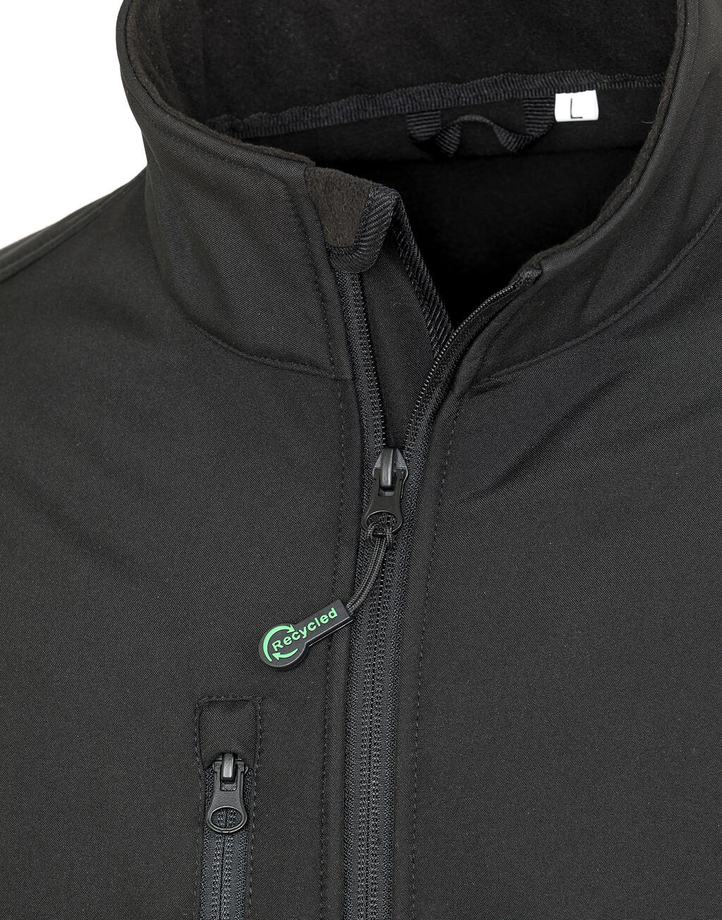 Softshell Jacket Recycled 3-Layer R900M Result Black ανδρικά Μπουφάν Simple Wear