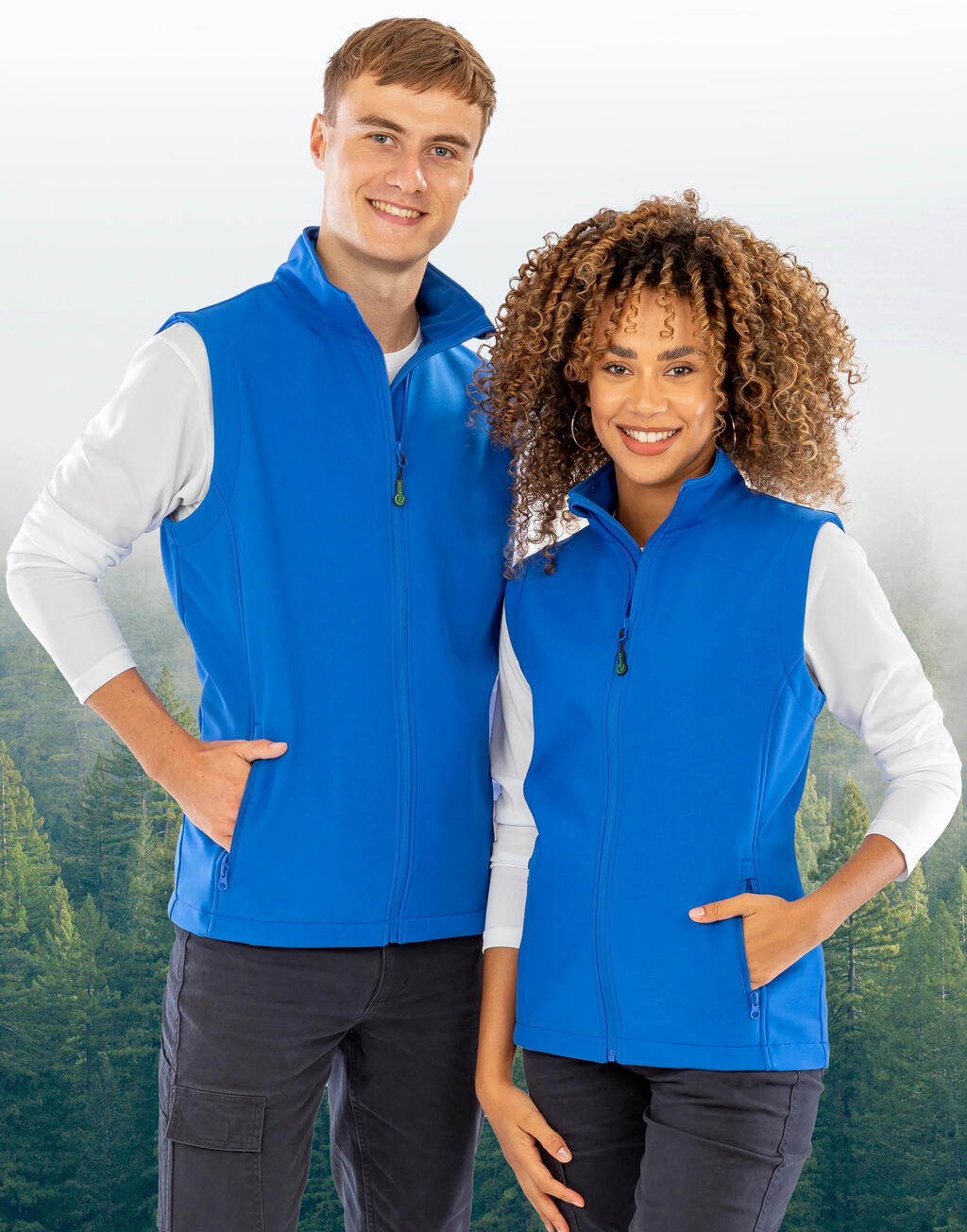 Ανδρικό Αμάνικο Μπουφάν Softshell R902M Result Recycled Royal ανδρικά Simple Wear