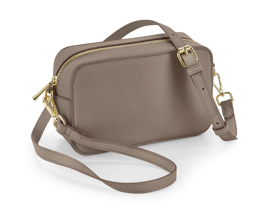 Τσάντα Ώμου Χιαστί Boutique Structured BG758 Bagbase Taupe