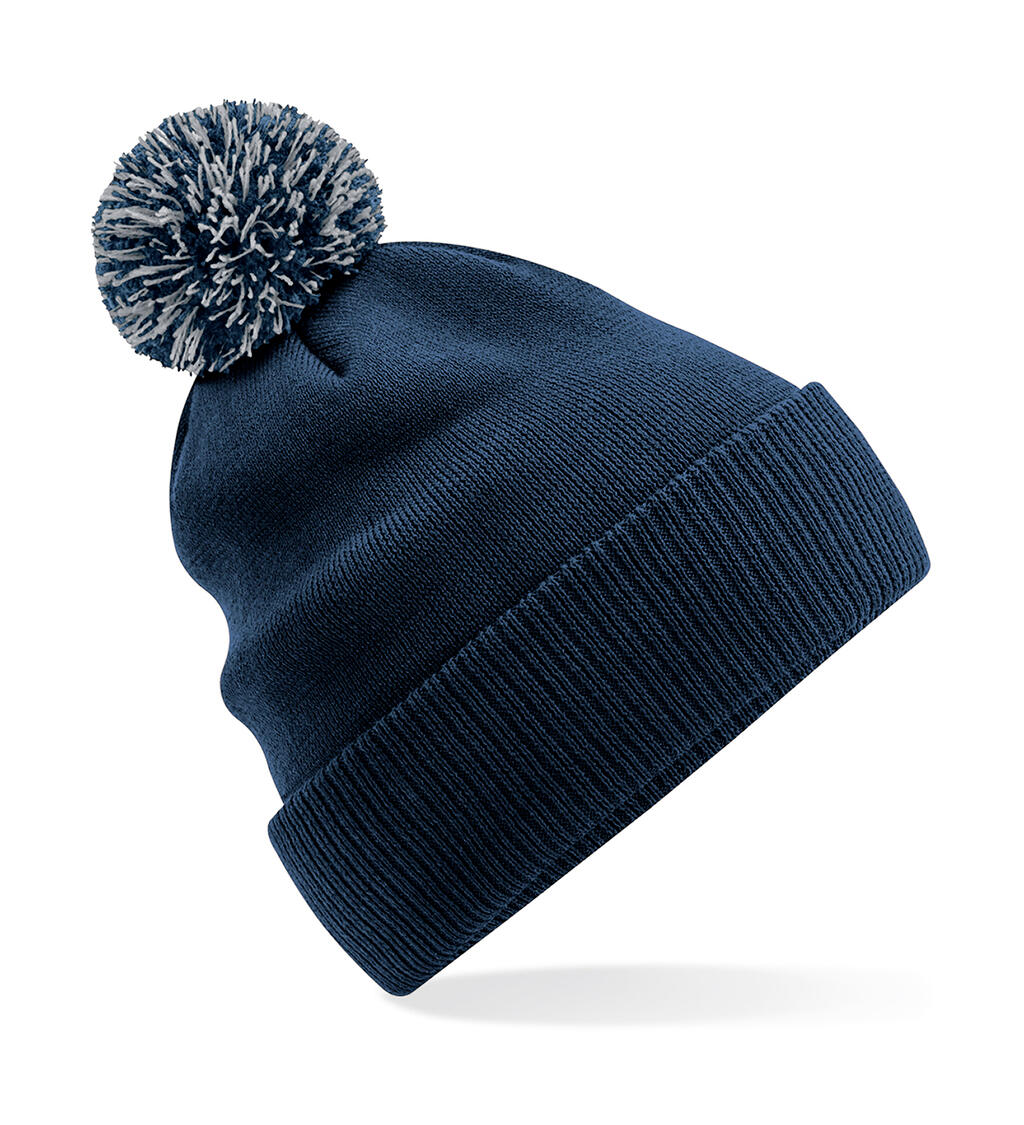 Σκούφος Recycled Snowstar Beanie B450R Beechfield French Navy/Light Grey
