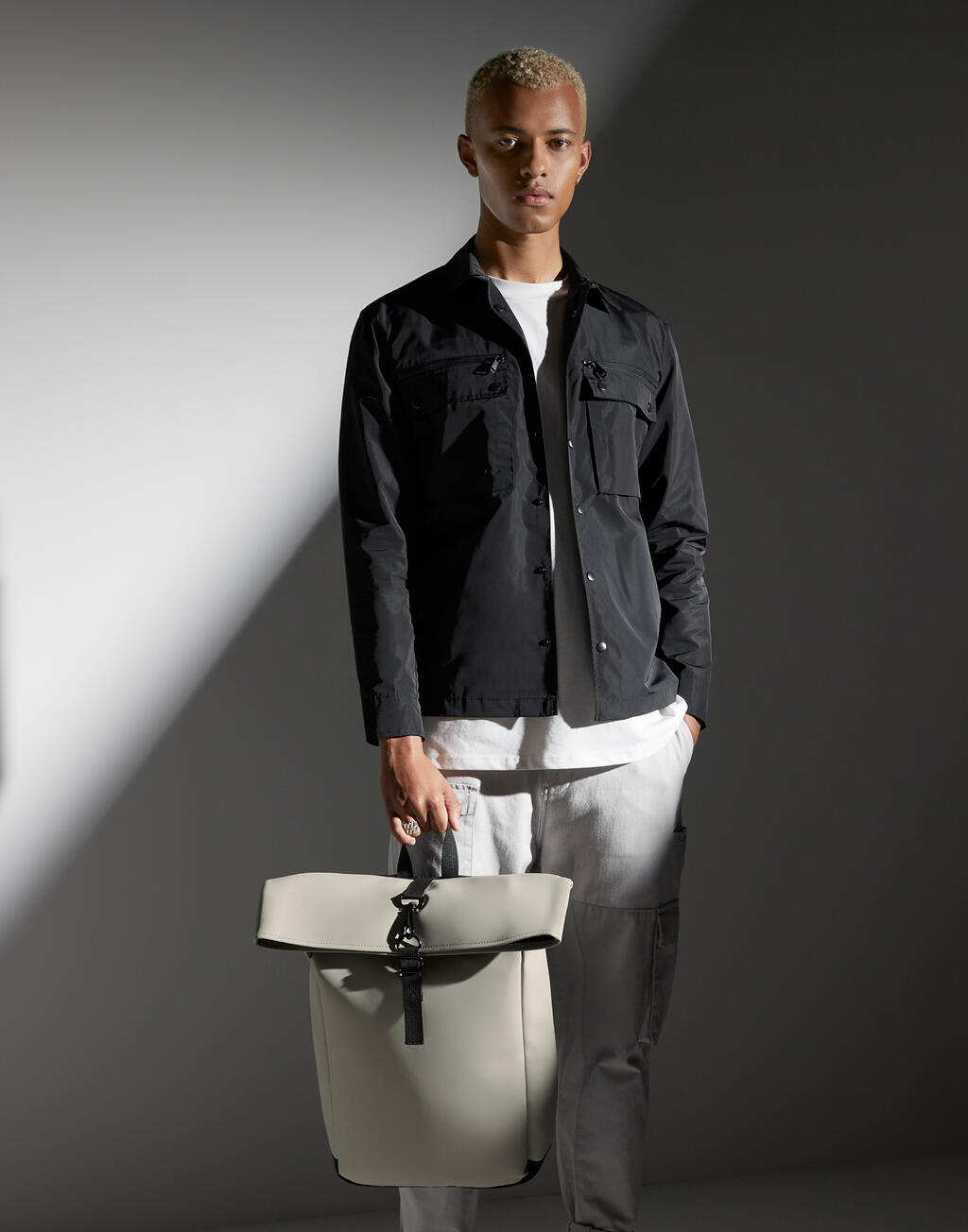 Σακίδιο Πλάτης Matte Pu Rolltop Bg335 Bagbase Clay Είδη Ταξιδιου Τσάντες Simple Wear