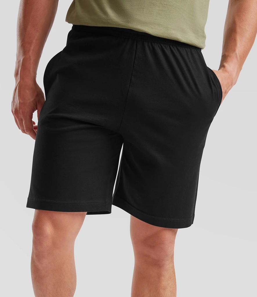 Σορτς 0640520 Fruit of the Loom Iconic 195 Jersey Black