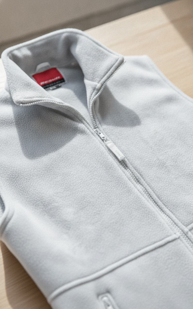 Fleece Γιλέκο R037X Result 330Gsm White ανδρικά Μπουφάν Simple Wear