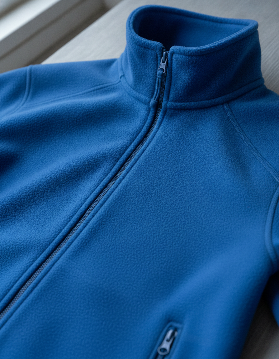 Ζακέτα Micro Fleece Id 501 B C Full Zip Royal ανδρικά Μπουφάν Simple Wear