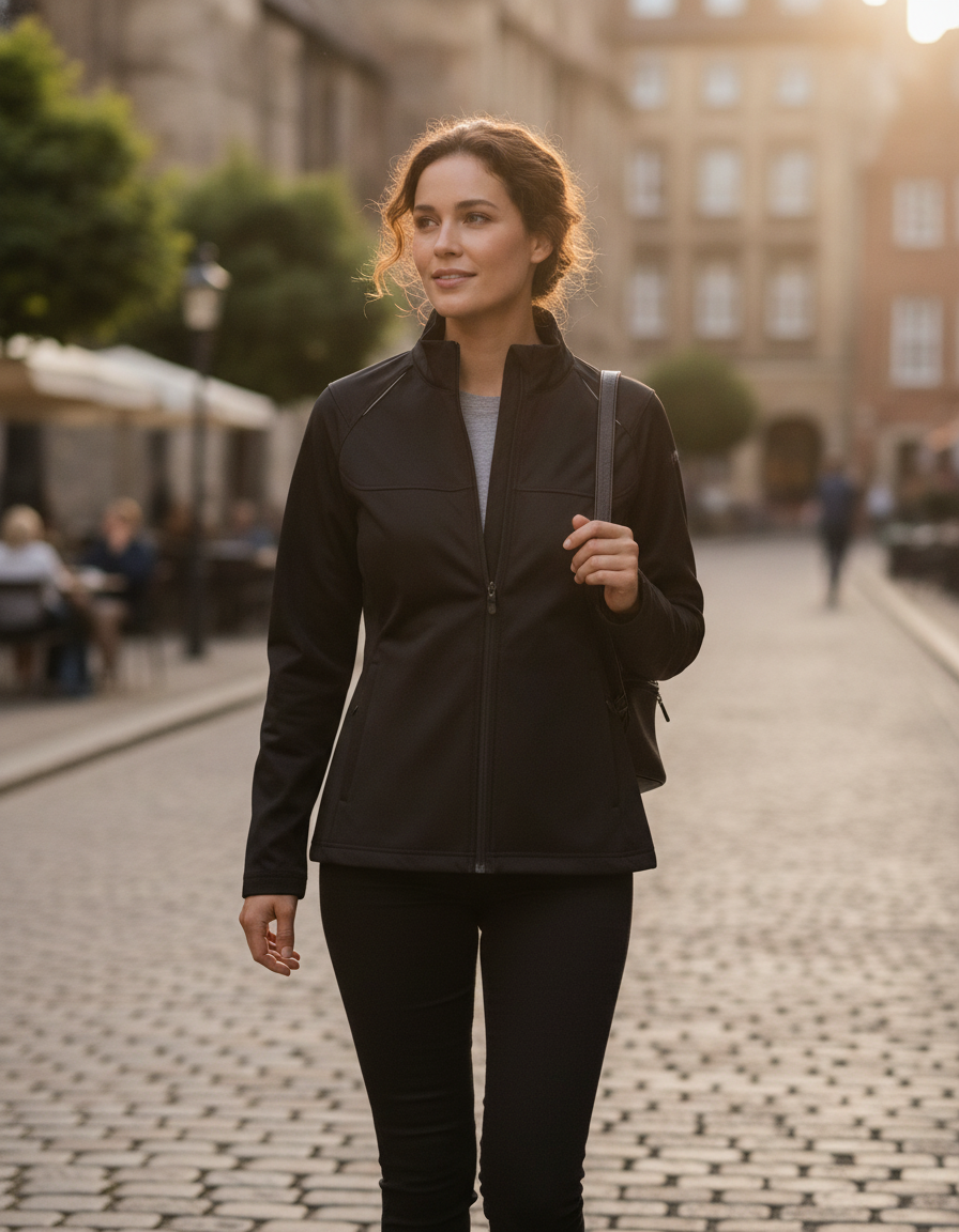 Γυναικείο Αντιανεμικό Μπουφάν Softshell KS-3W Stormtech Greenwich Black