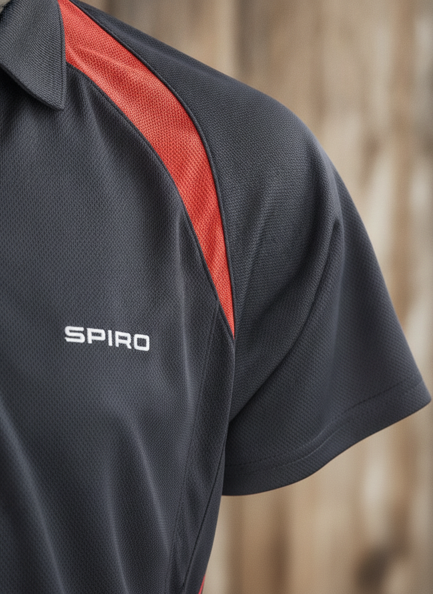 Ανδρικό Polo S177M Spiro Team Spirit Black Red ανδρικά Μπλούζες Simple Wear