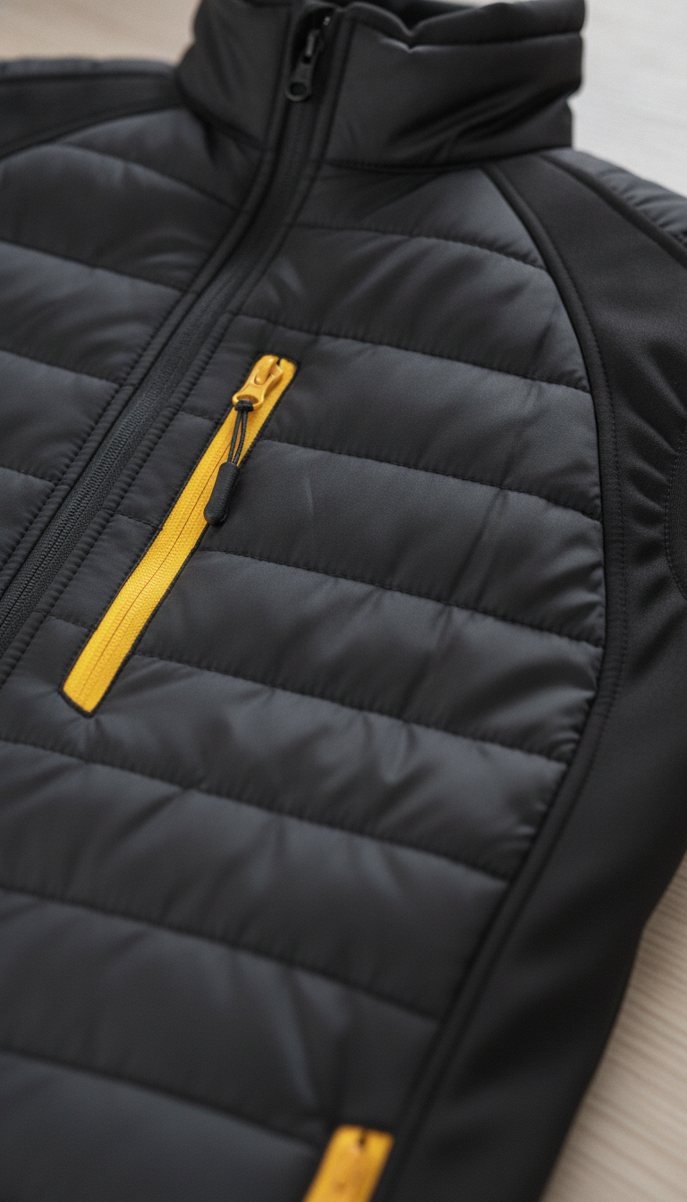 Ανδρικό Αμάνικο Μπουφάν Softshell R238X Result Black Yellow ανδρικά Simple Wear