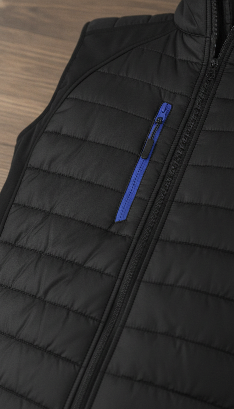 Ανδρικό Αμάνικο Μπουφάν Softshell R238X Result Black Royal ανδρικά Simple Wear