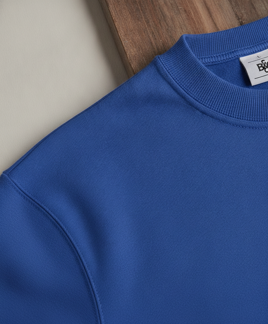 Φούτερ Crewneck Wu600 B C Royal ανδρικά Simple Wear