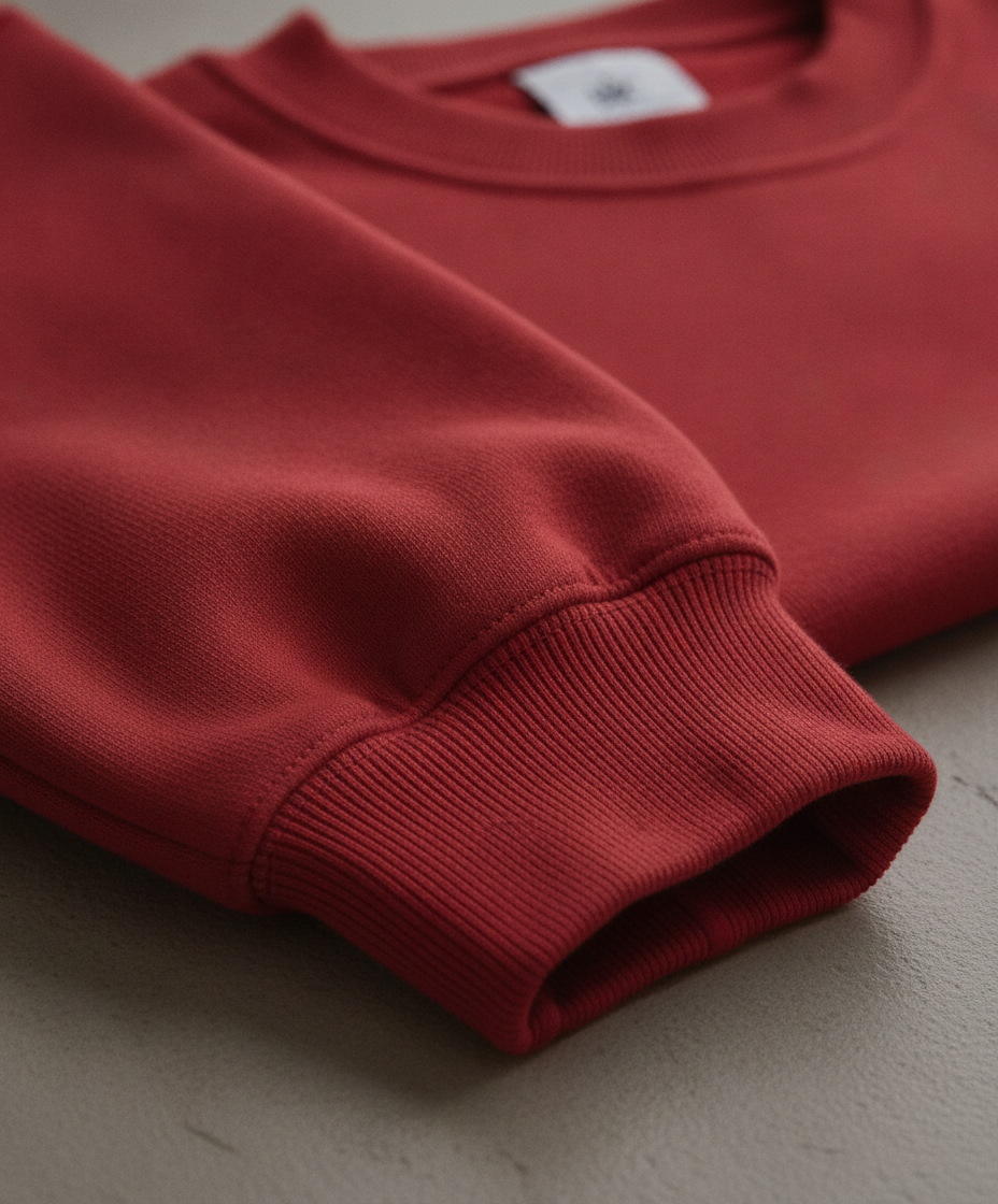 Φούτερ Crewneck Wu600 B C Red ανδρικά Simple Wear