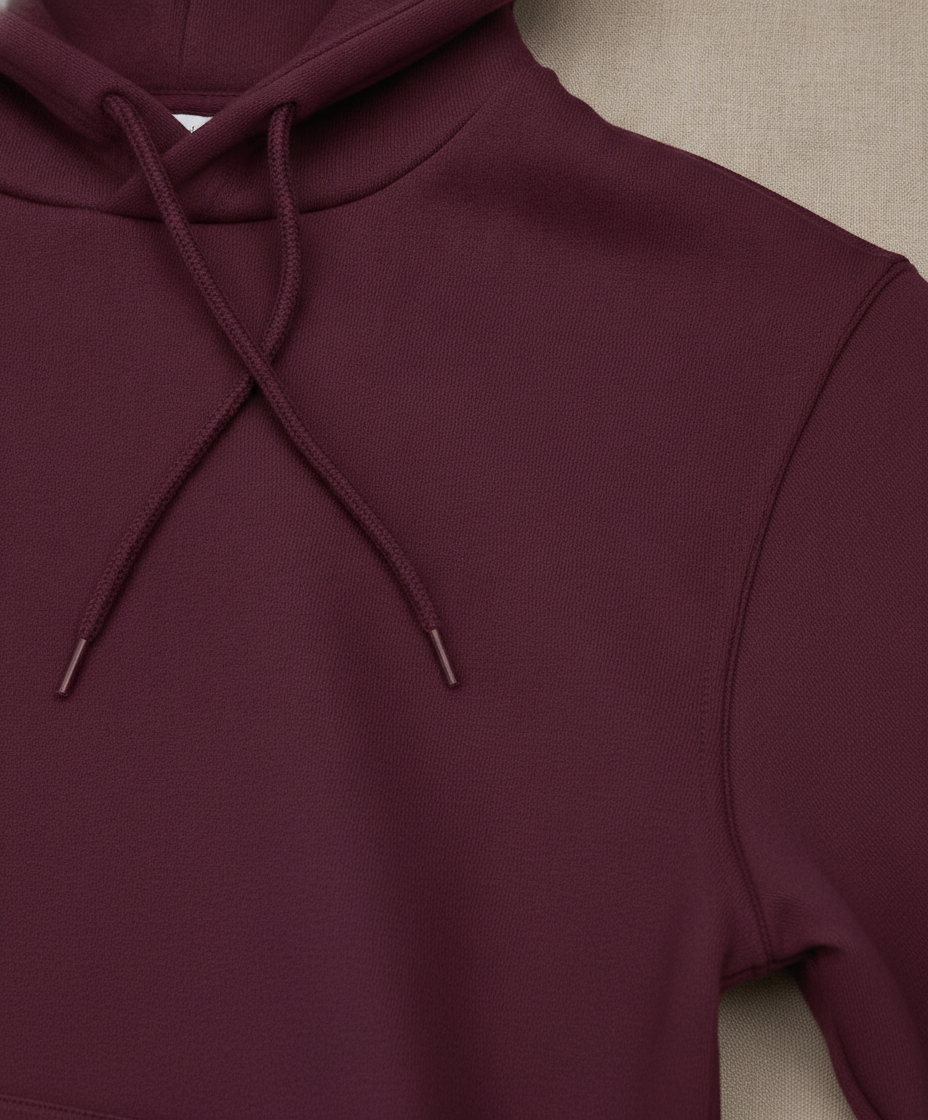 Φούτερ με Κουκούλα Hoodie Wui24 B C Id 203 Burgundy Outlet ανδρικά Simple Wear