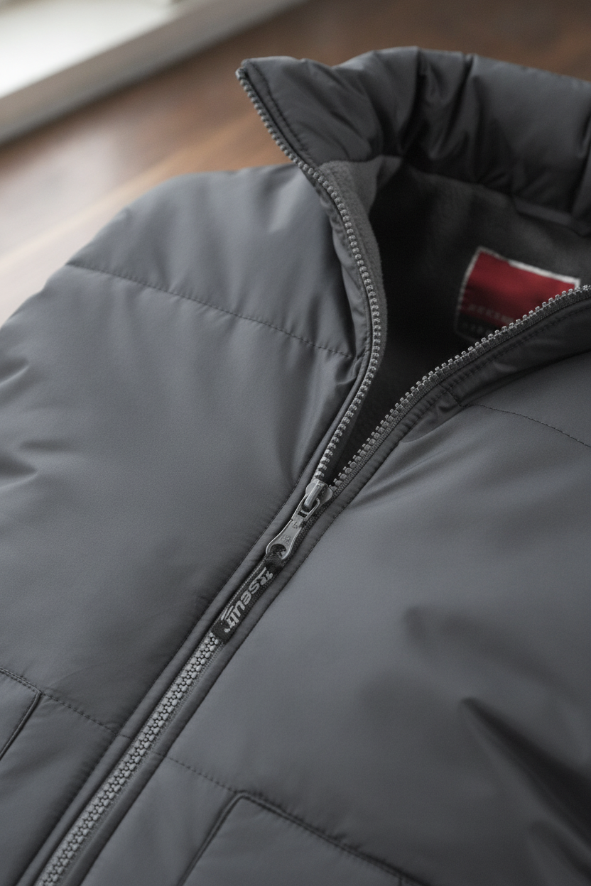 Αμάνικο Μπουφάν με Fleece R44 Result Dark Grey ανδρικά Simple Wear