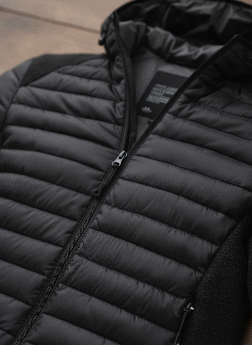 Mπουφάν Outdoor Crossover με Κουκούλα 9610 Tee Jays Black Melange ανδρικά Μπουφάν Simple Wear