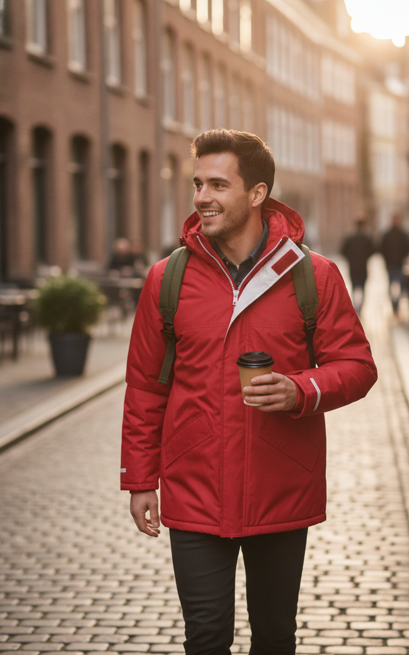 Μπουφάν Winter Parka R207X Result Red ανδρικά Simple Wear