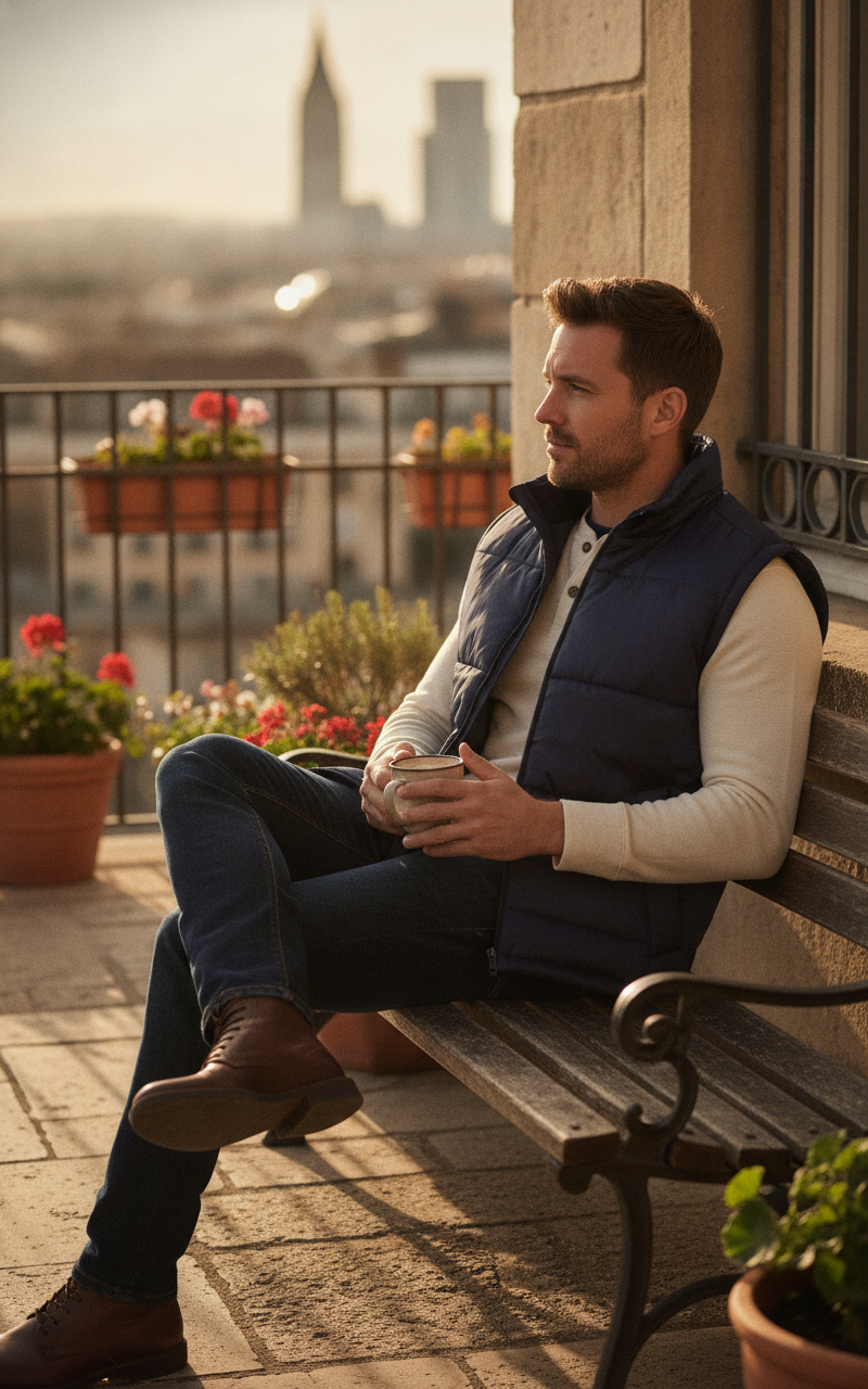 Αμάνικο Μπουφάν R208X Core Result Navy ανδρικά Simple Wear