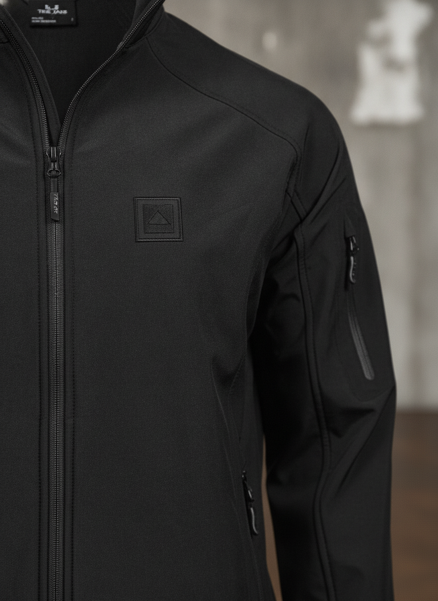 Ανδρικό Μπουφάν Softshell 9510 Tee Jays Lightweight Performance Black ανδρικά Simple Wear