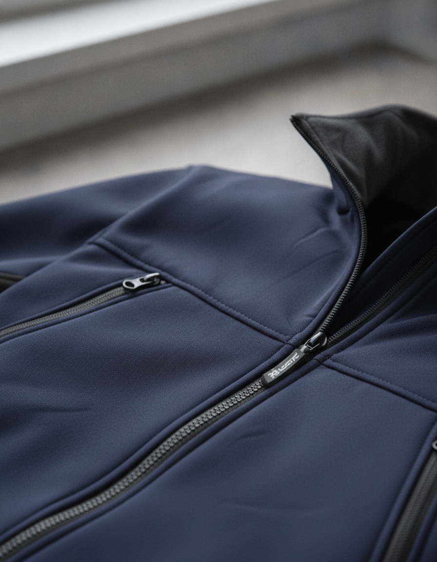 Μπουφάν Softshell Activity Jacket R120X Result Navy Black ανδρικά Simple Wear