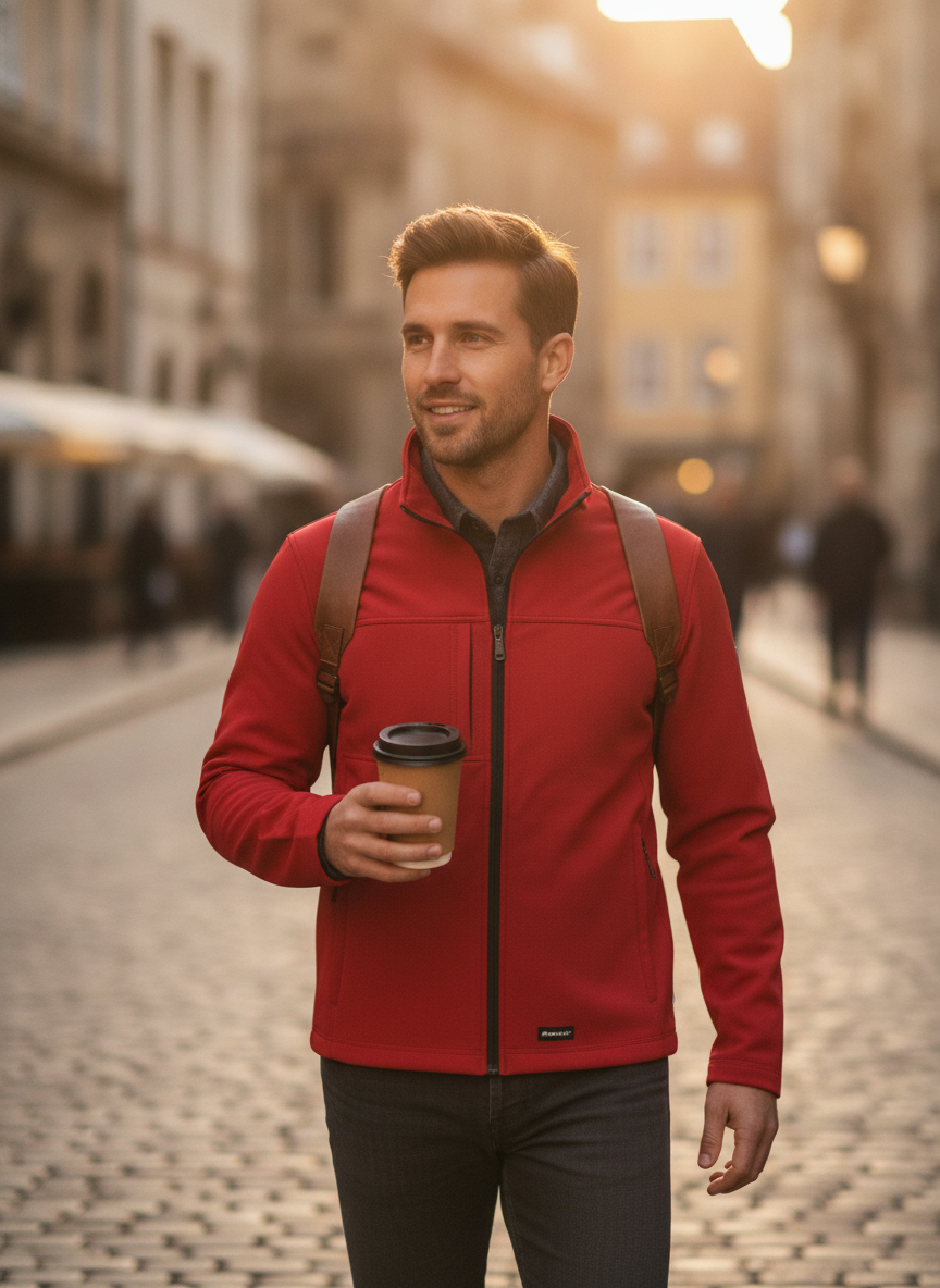 Red ανδρικά Μπουφάν Simple Wear
