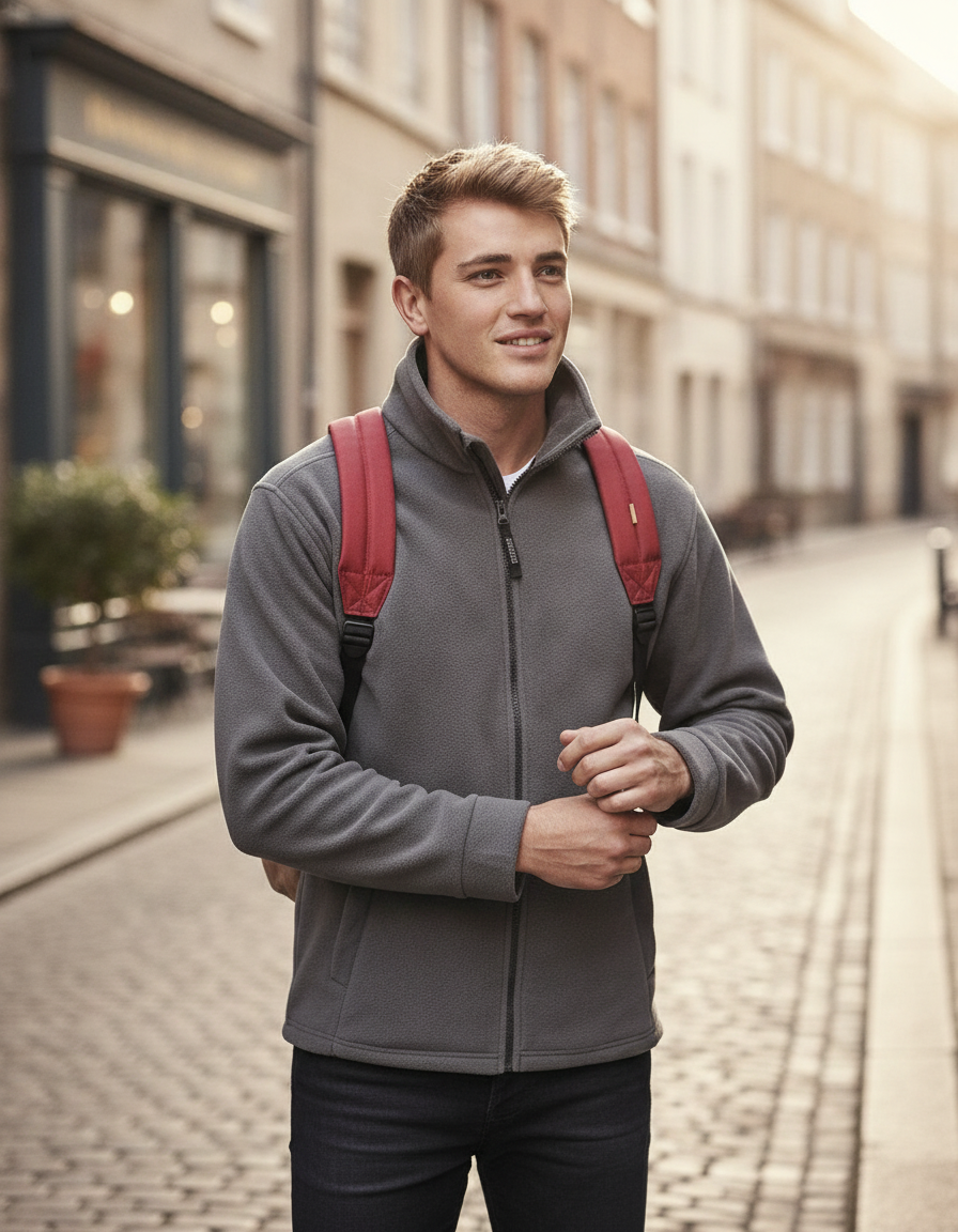 Ανδρική Ζακέτα Fleece Trf581 Regatta Thor 300 Seal Grey ανδρικά Μπουφάν Simple Wear