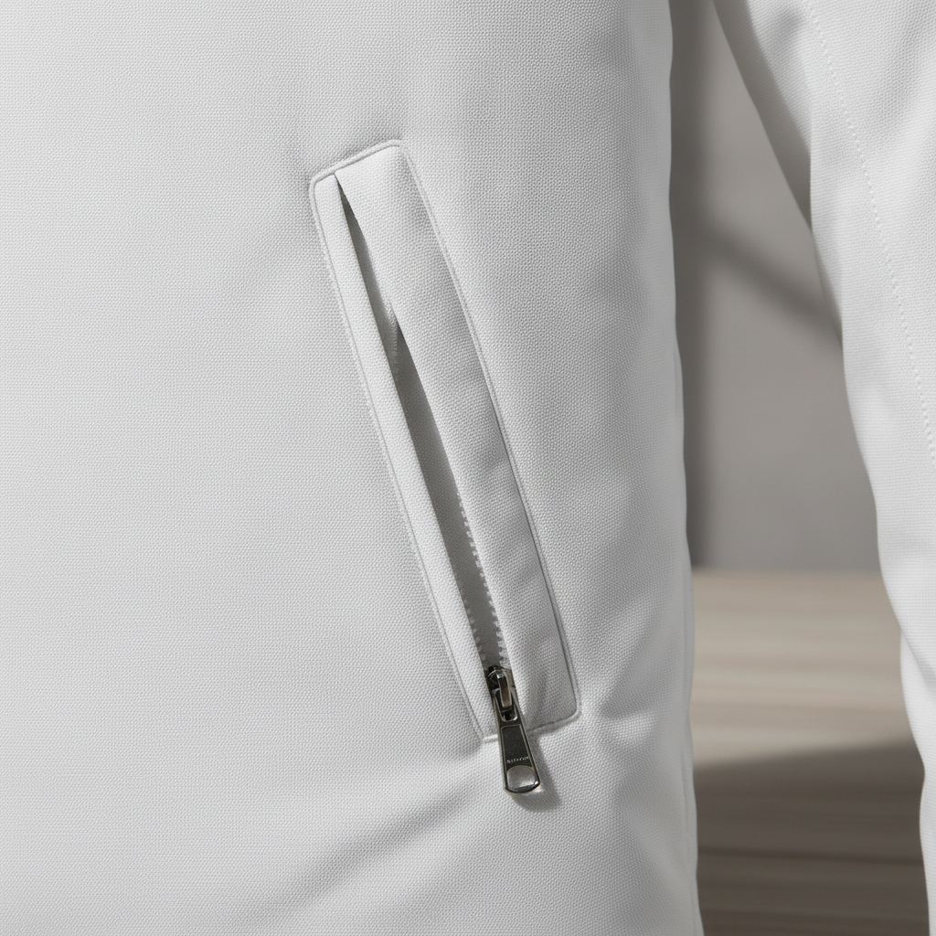 Ανδρικό Μπουφάν Real+ B C Heavy Weight Jacket White ανδρικά Simple Wear