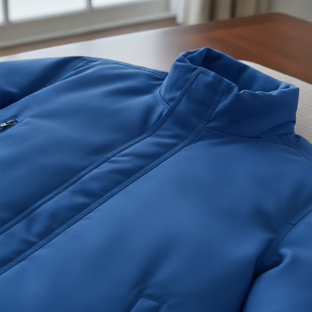 Ανδρικό Μπουφάν Real+ B C Heavy Weight Jacket Royal ανδρικά Simple Wear