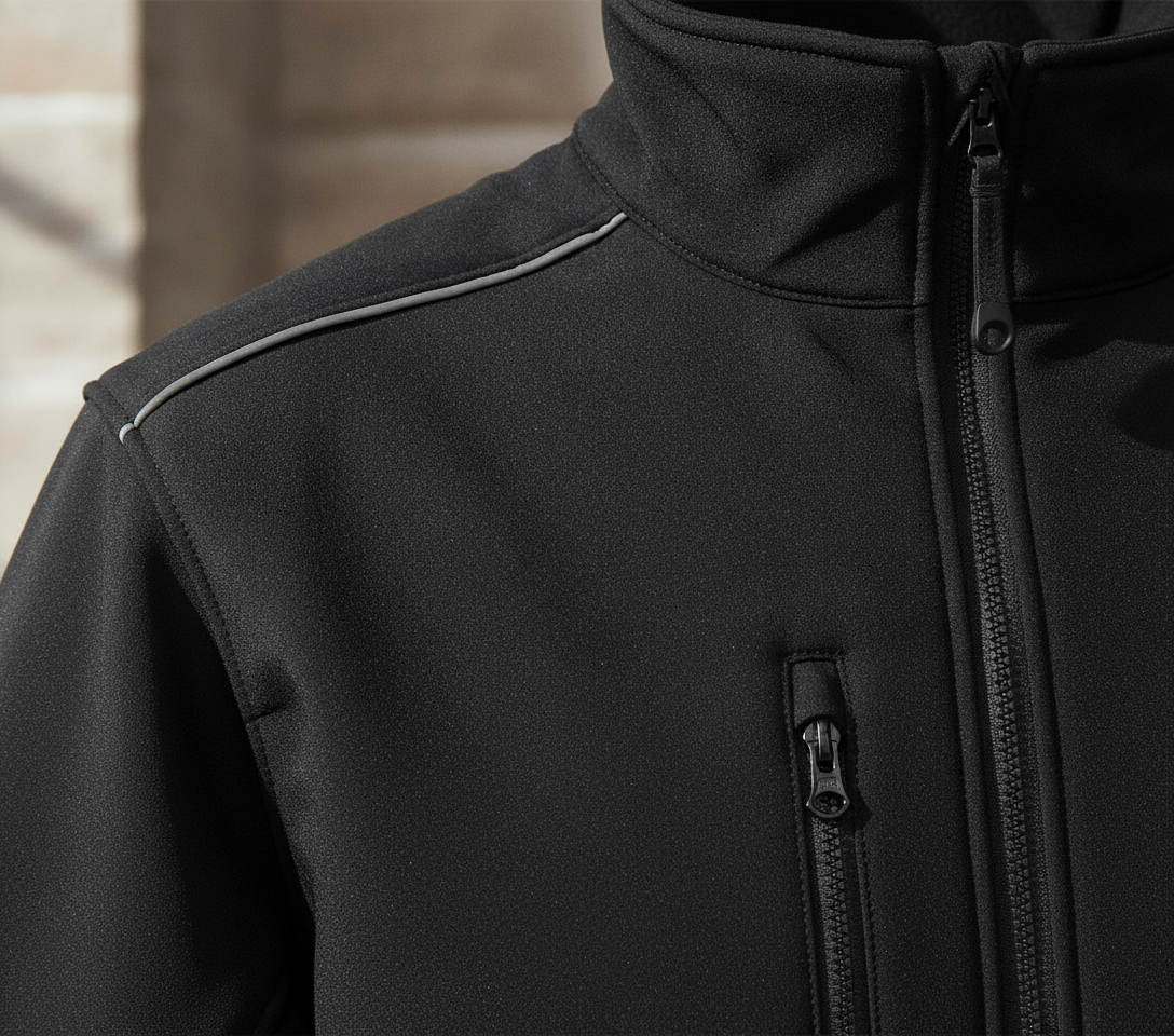 Μπουφάν Softshell Tra651 Regatta Sandstorm Workwear Black ανδρικά Simple Wear