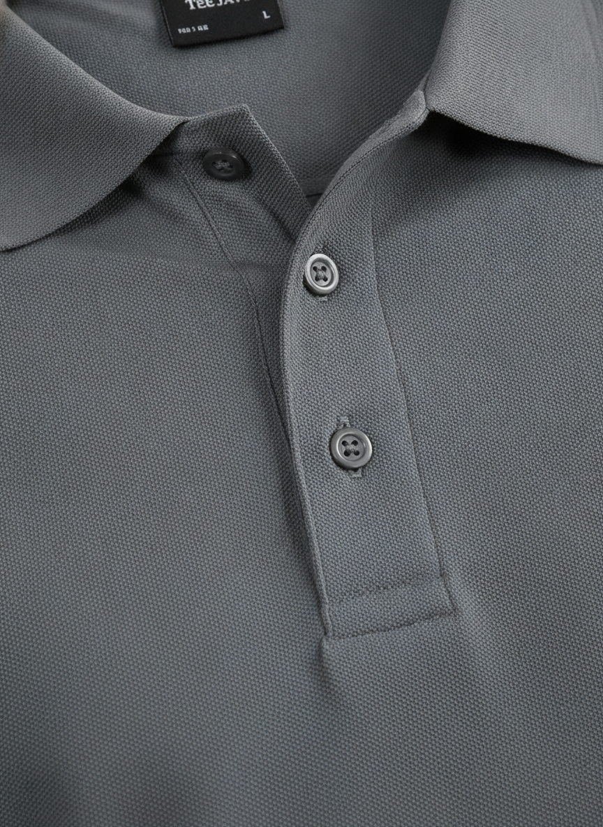 Ανδρική Μπλούζα Polo 1405 Tee Jays Luxury Stretch Powder Grey ανδρικά Μπλούζες Simple Wear