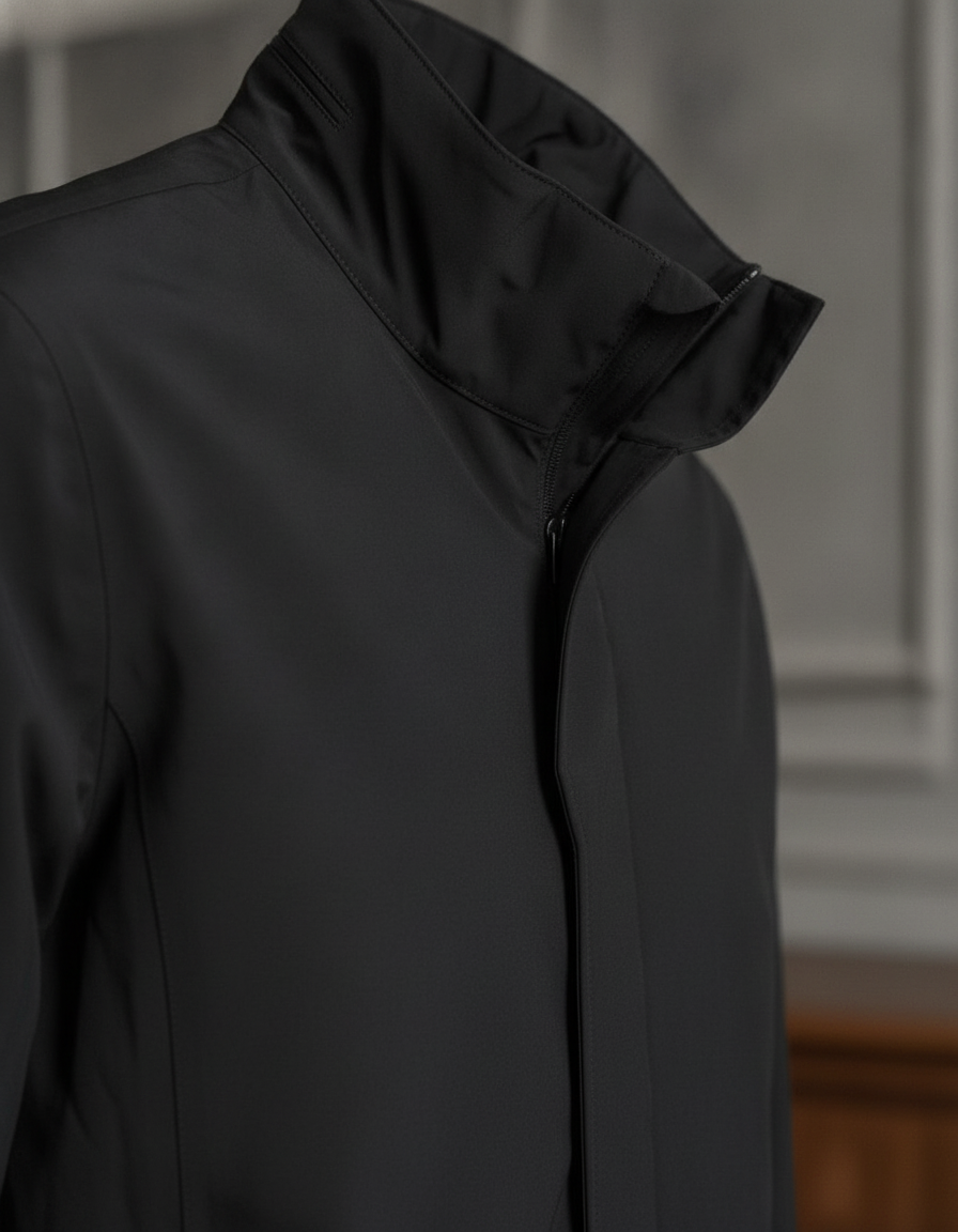 Ανδρικό Μπουφάν Parka 9608 Tee Jays Black Outlet ανδρικά Simple Wear