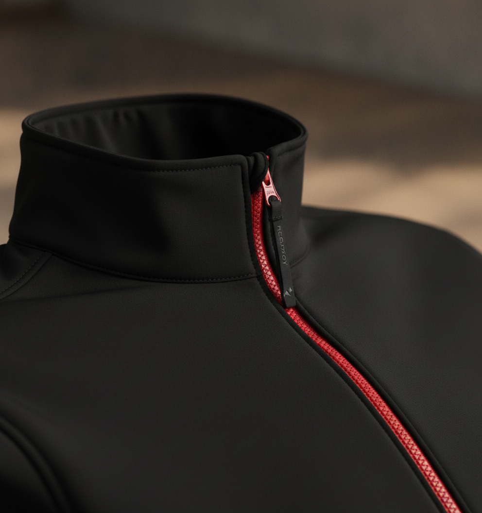 Ανδρικό Μπουφάν Softshell Tra628 Regatta Ablaze Black Classic Red ανδρικά Simple Wear