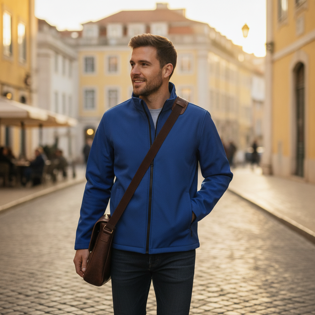 Ανδρικό Μπουφάν Softshell Tra628 Regatta Ablaze New Royal ανδρικά Simple Wear