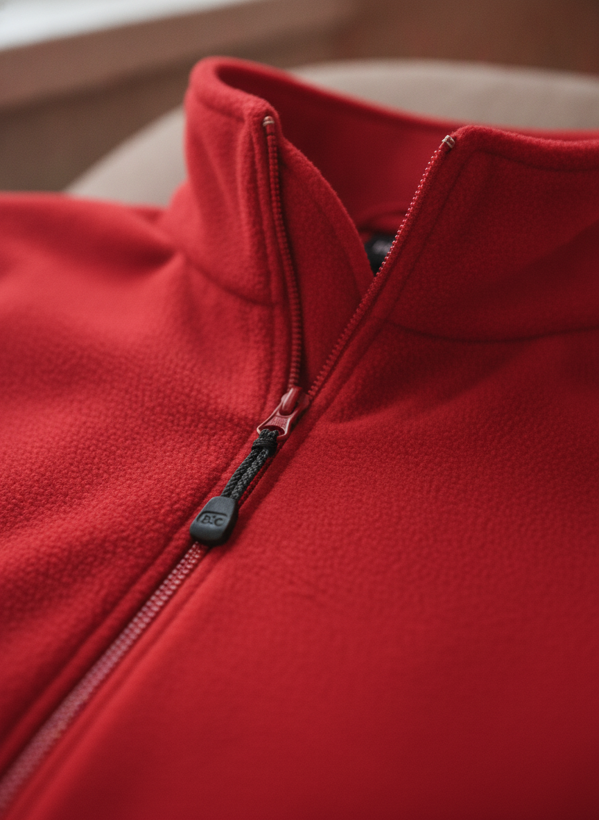 Αδιάβροχη Ζακέτα Fleece Windprotek B C Red ανδρικά Μπουφάν Simple Wear