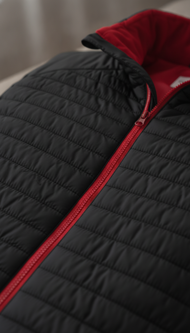 Ανδρικό Μπουφάν Γιλέκο R239X Result Thermoquilt Black Red ανδρικά Simple Wear