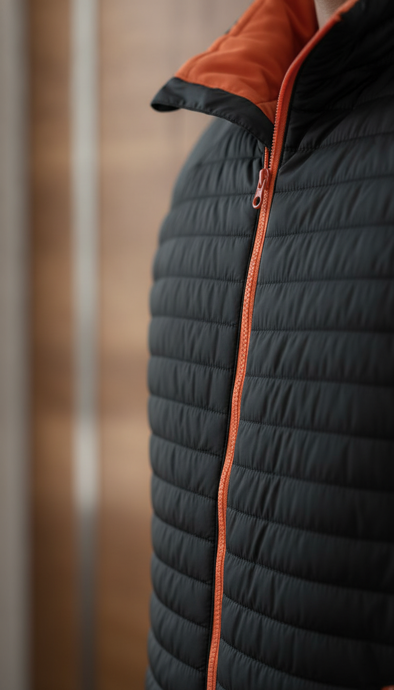 Ανδρικό Μπουφάν Γιλέκο R239X Result Thermoquilt Black Orange ανδρικά Simple Wear