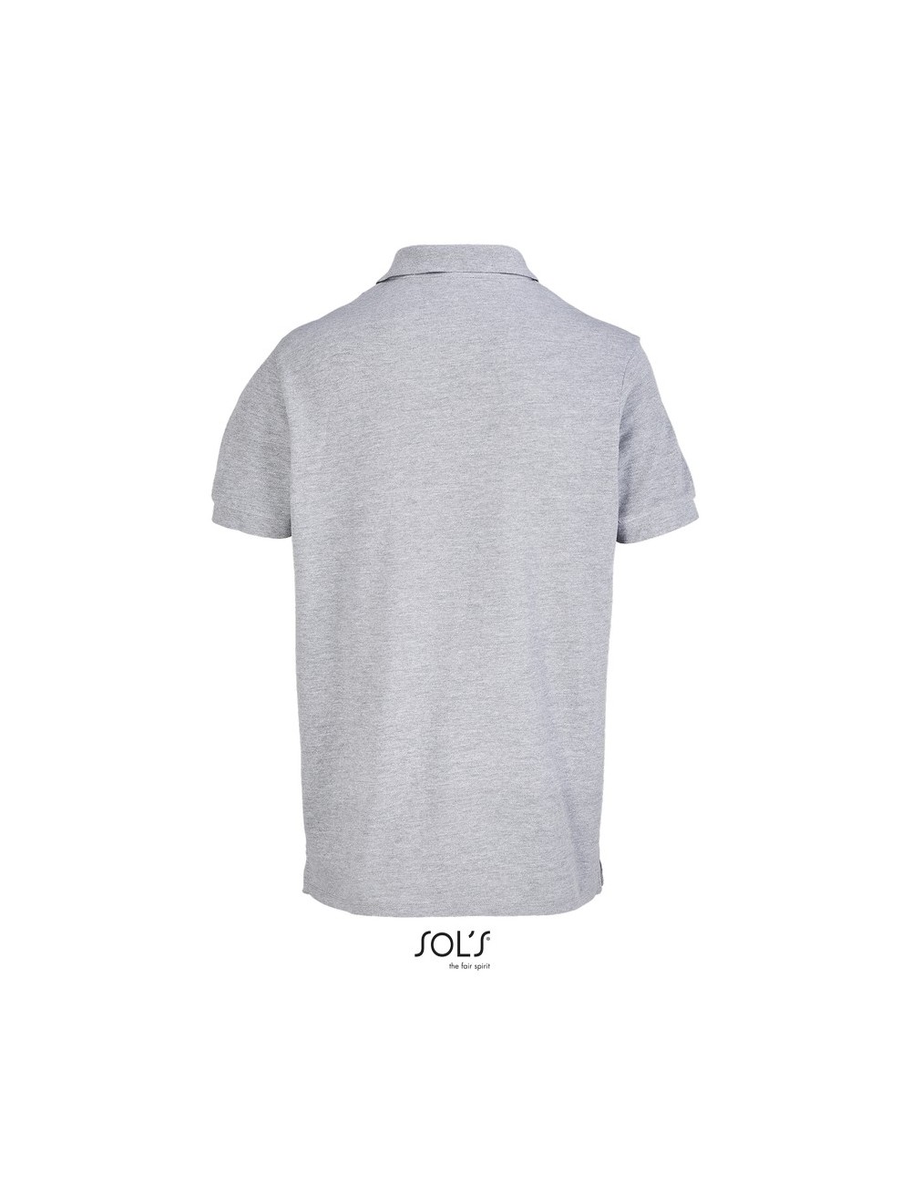 Μπλούζα Polo Πικέ Unisex 04439 Sol&Apos S Pacific Grey Melange ανδρικά Μπλούζες Simple Wear